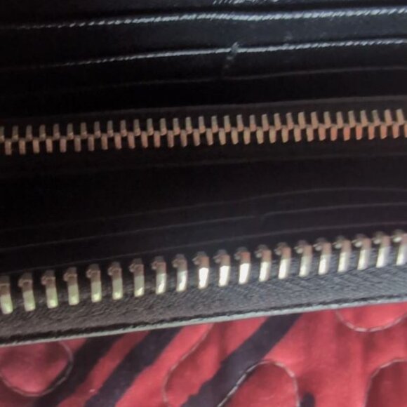 PRADA SAFFIANO LEATHER LONG ZIP AROUND WALLET BLACK - Picture 10 of 10